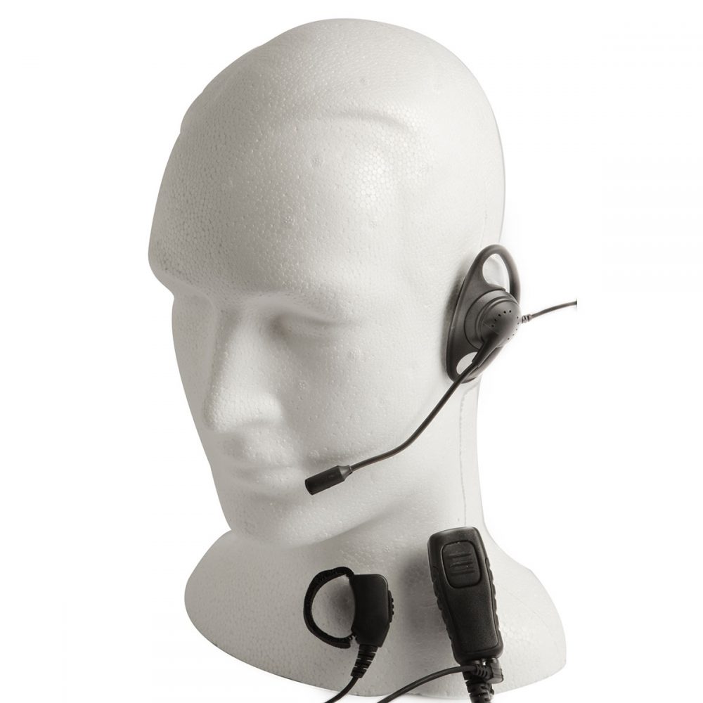 Lightweight Two Way Radio Headsets with Boom Mic